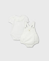 Conjunto Braga Bordado Blanco Dr.kid