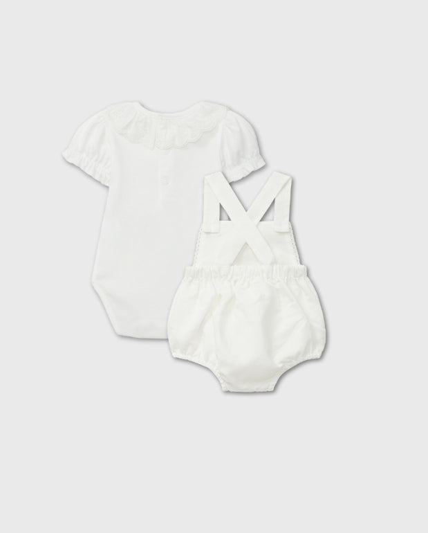 Conjunto Braga Bordado Blanco Dr.kid diseño