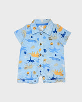 Mameluco Estampado Selva AZUL