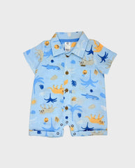 Mameluco Estampado Selva AZUL