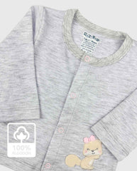 Semanario 18 Piezas Animales Rosa Algodón