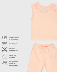 Semanario 18 Piezas Animales Rosa Instrucciones