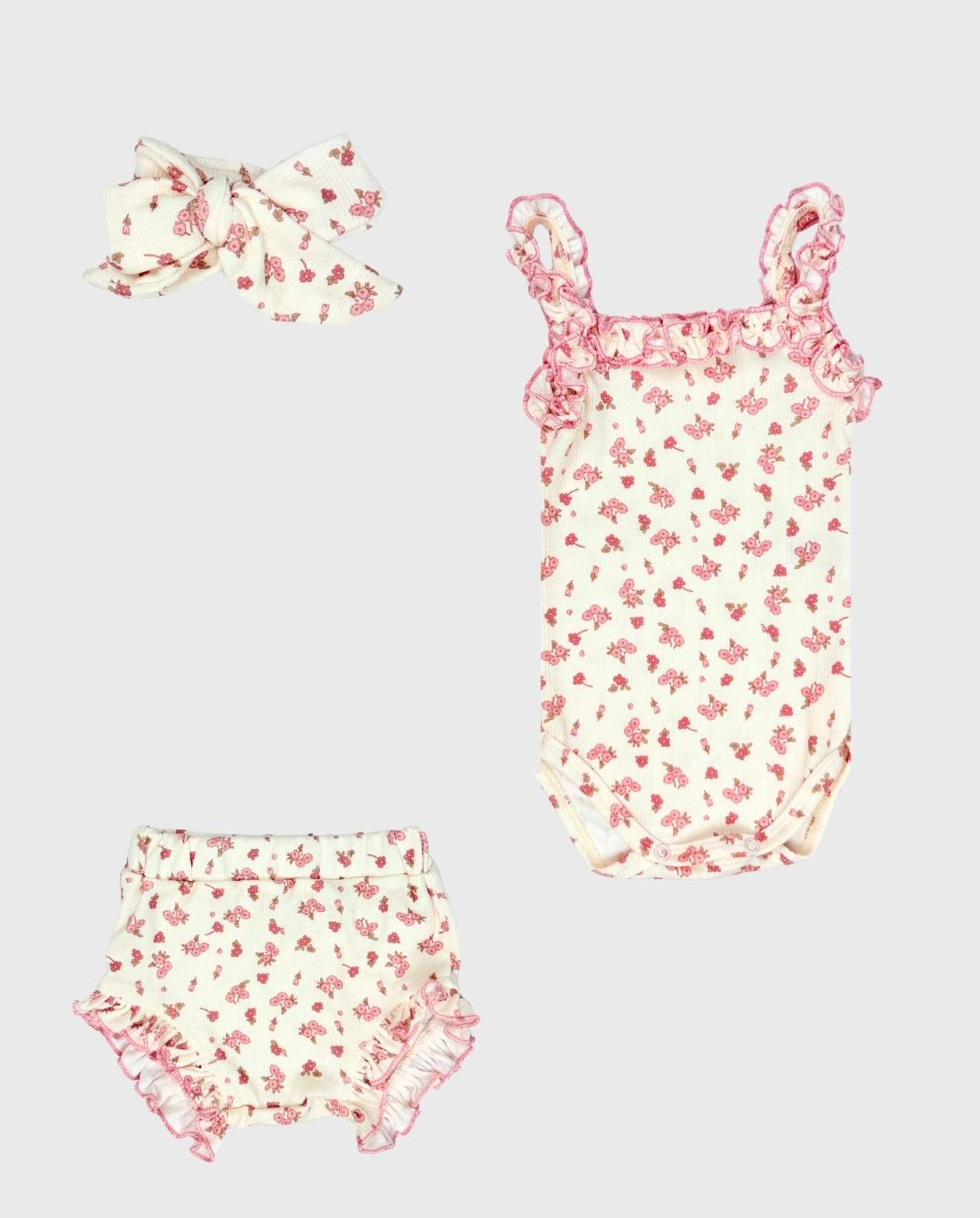 Body Con Balaca y Panty Pink