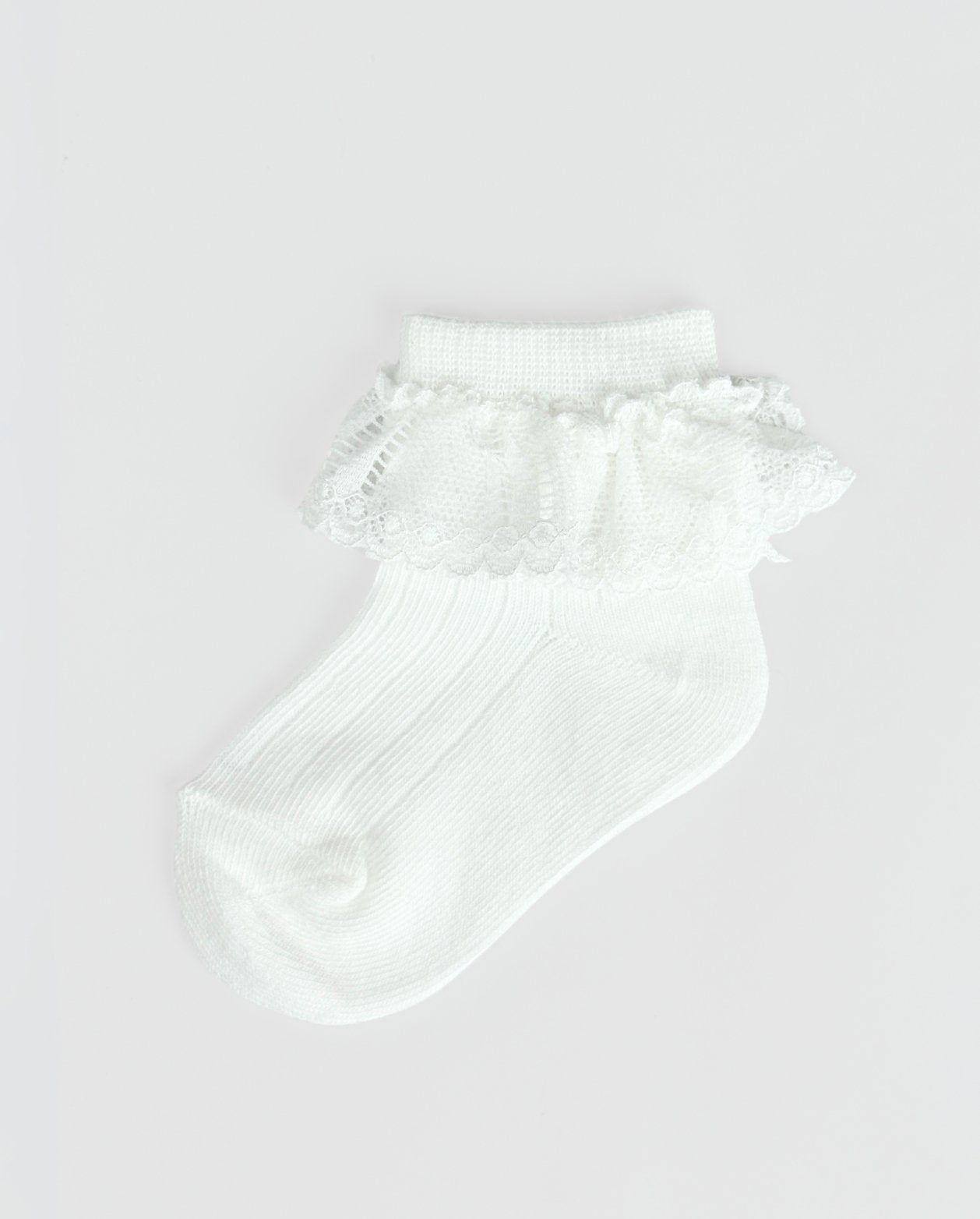 Medias Detalle Encaje Blanco