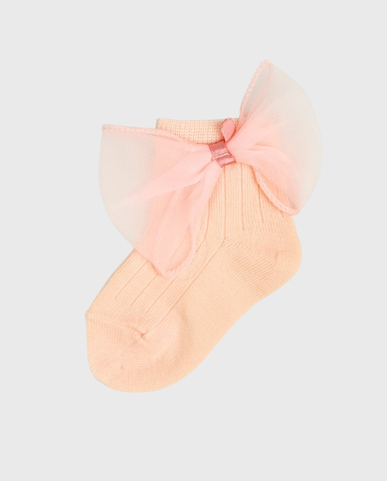 Medias Detalle Moño Tul Rosa