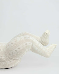 Medias Pantalón Malla Bebé Niña Surtido Blancas