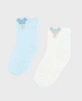 Medias Tobillera Detalle Mickey Blue