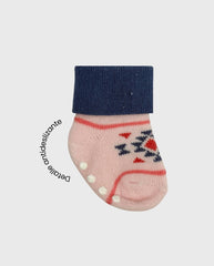 Set 3 Medias Doblez Estampado Surtido 0-6M antideslizante