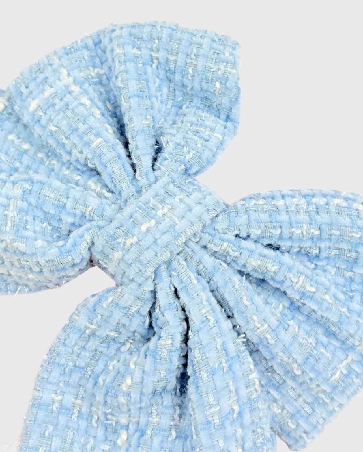 Moño Coquette Galleta Azul