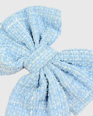 Moño Coquette Galleta Azul