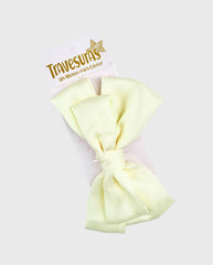 Moño Coquette Doble Seda White