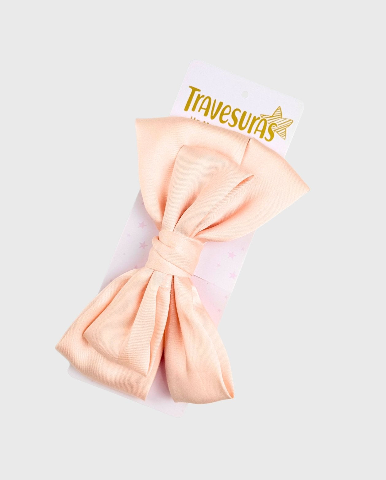 Moño Coquette Doble Seda Pink