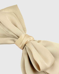 Moño Coquette Doble Seda Detalle