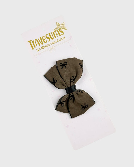 Moño Coquette Caray Brown