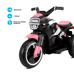 Moto Montable Galaxy Rosa Prinsel CARACTERISTICAS