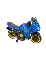 Moto Montable Recargable Deportiva Futura Azul detalle