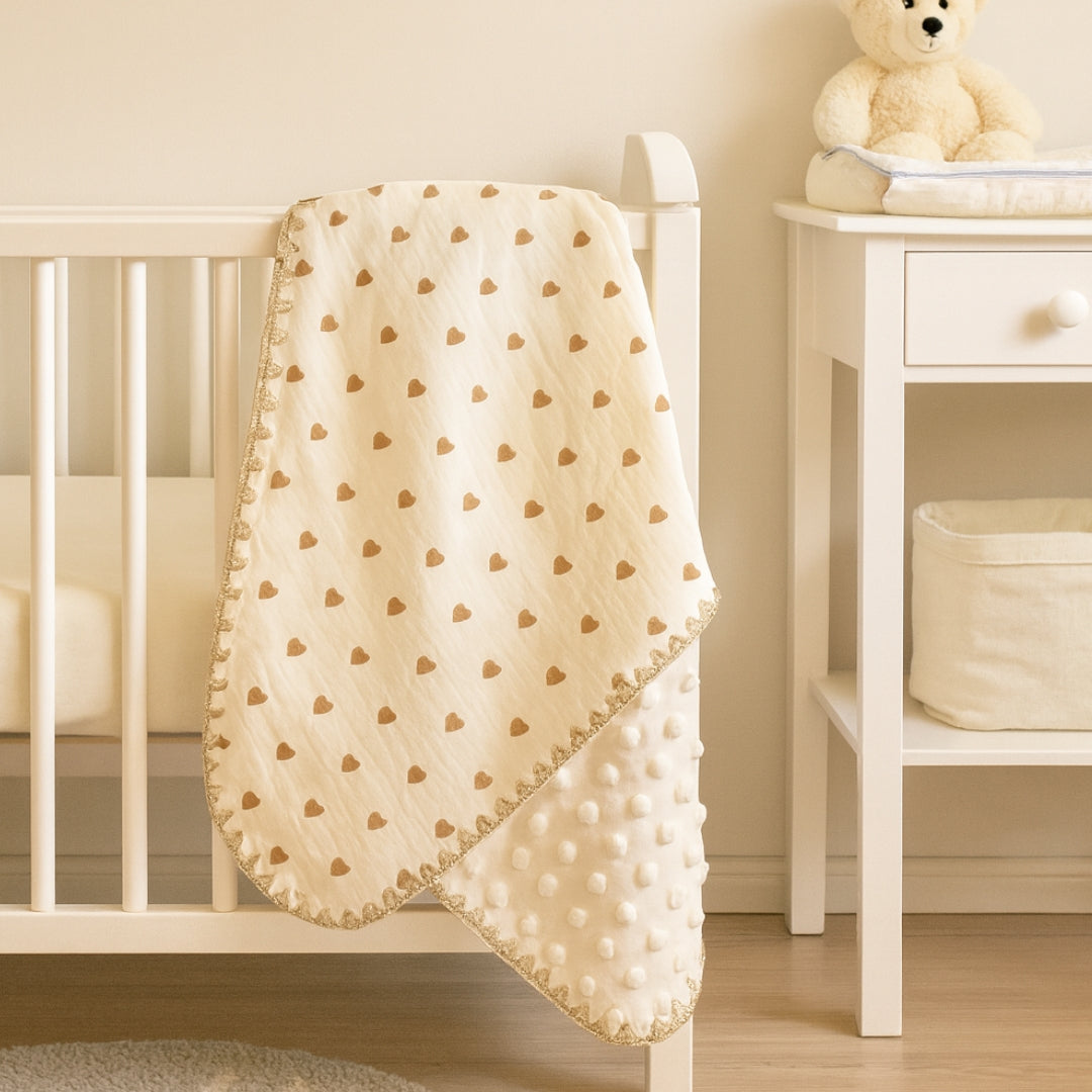 Muselina Doble Faz Estampada Para Bebé