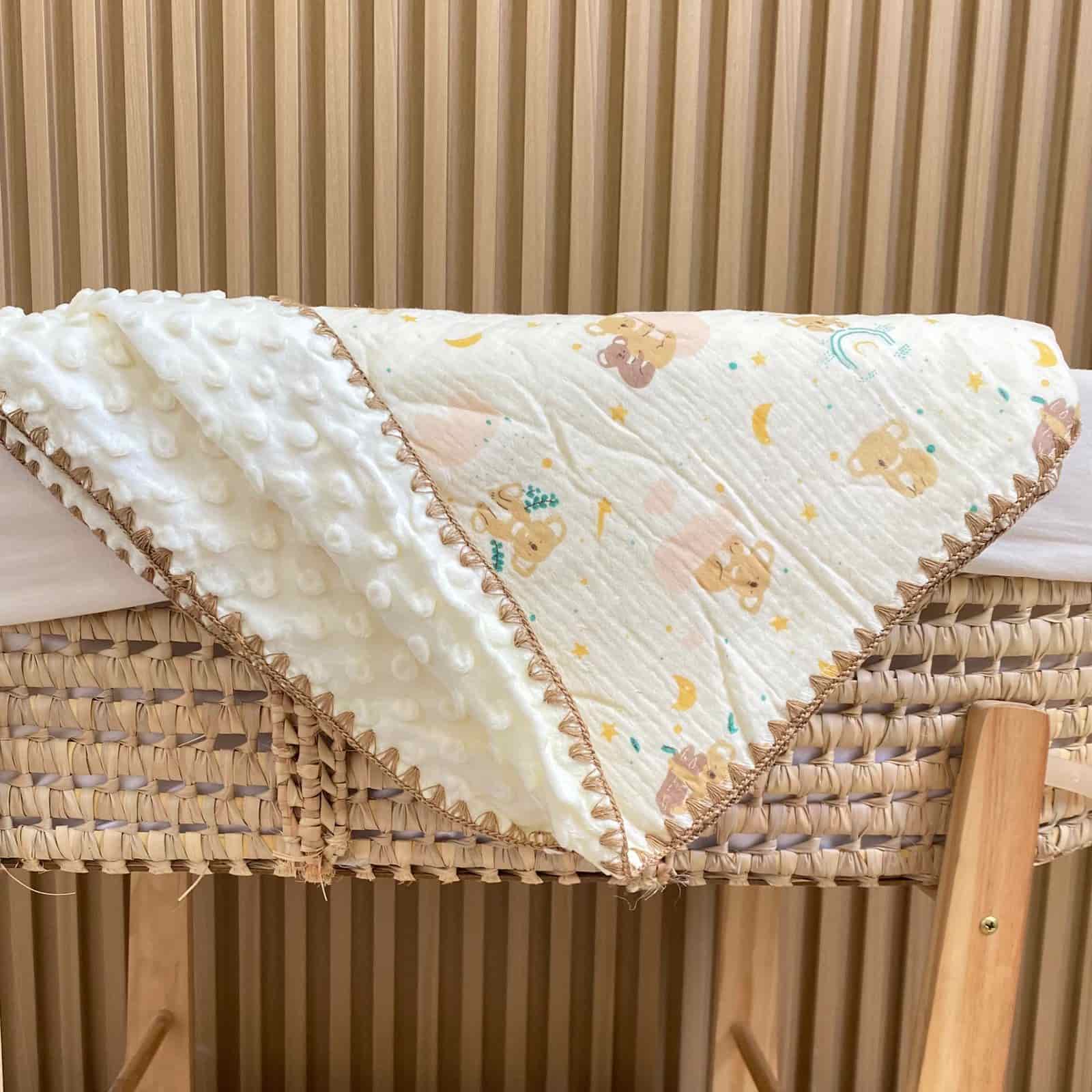 Muselina Doble Faz Estampada Para Bebe koala