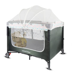 Cuna Corral Colecho Nest Pink Bebesit perfil