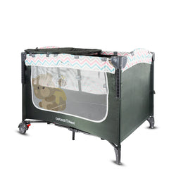 Cuna Corral Colecho Nest Pink Bebesit estampado