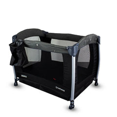 Cuna Corral Con Moisés Pack Play Osaka Negro Bebesit