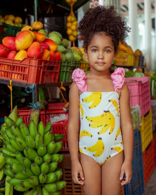 Vestido de Baño Estampado Bananas Pepita & Me Modelo
