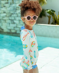 Vestido de Baño Enterizo Sandalias Pepita & Me Niña