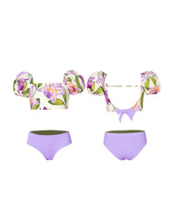 Vestido de Baño Doble Faz Orquidea Lila Pepita & Me Diseño