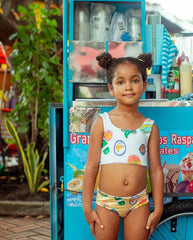 Vestido de Baño Doble Faz Plaza Lila Pepita & Me Modelo