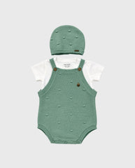 Set Body Puntos Tricot Verde