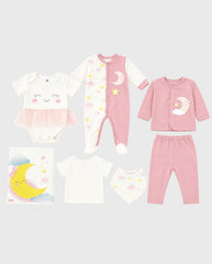 Set Primer Día Combinado Luna Lila modelo