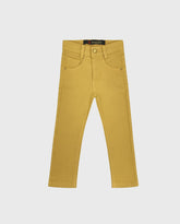 Pantalón Clásico En Dril Color Surtido beige