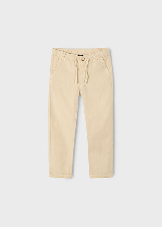 Pantalón Lino Cordon Caqui Mayoral