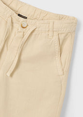 Pantalón Lino Cordon Caqui Mayoral detalle