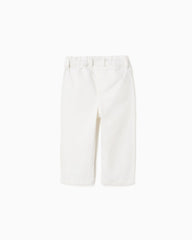 Pantalón Resorte Bolsillos Blanco Zippy diseño