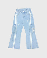 Pantalón Cargo Denim Claro