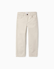 Pantalon Dril Clasico Beige Zippy diseño