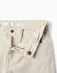 Pantalon Dril Clasico Beige Zippy cintura