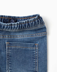 Pantalon Jogger Cintura Resorte Denim Azul Zippy ajustable