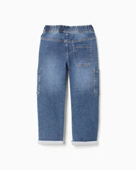 Pantalon Jogger Cintura Resorte Denim Azul Zippy diseño