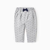 Pantalon Moño Puntos Gris Zippy diseño