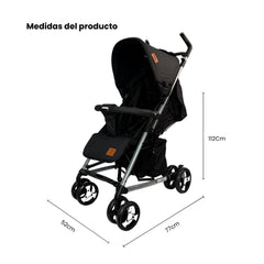 Coche Paseador Europeo Yogger Maxibaby Negro Medidas