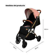 Coche Maleta Zoom Maxibaby Rosado Medidas