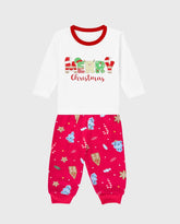 Pijama Estampado Merry En Rojo