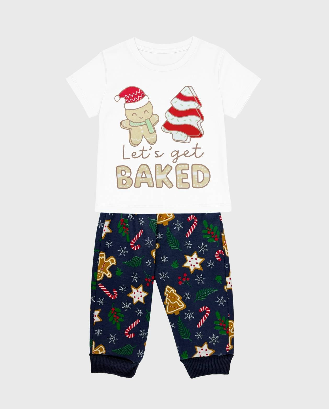 Pijama Estampado Galleta Azul