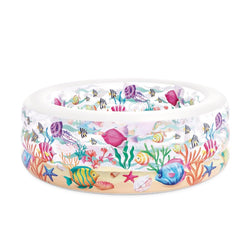 Piscina Inflable Circular Animales Del Mar diseño