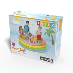 Piscina Inflable Circular Colores Grande detalle