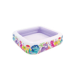 Piscina Inflable Con Techo Dinosaurios cuadro