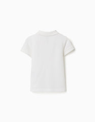 Polo Básico Para Bebe Blanco Zippy diseño