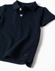 Polo Básico Para Bebe Navy Zippy detalle